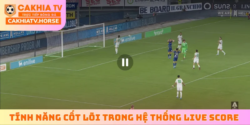Tính năng cốt lõi trong hệ thống Live Score chuẩn quốc tế